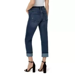 Women's Liverpool Los Angeles Marley Cuffed Eco Relaxed Fit Girlfriend Jeans -Carhartt Shop 19140739126 2