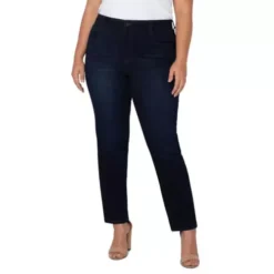 Women's Liverpool Los Angeles Liverpool Plus Gia Glider Slim Fit Straight Jeans