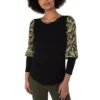 Women's Liverpool Los Angeles Plus Printed Long Sleeve Blouse