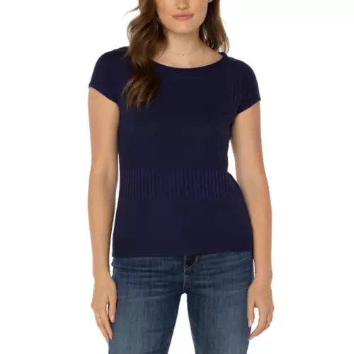 Women's Liverpool Los Angeles Baby Boat Neck T-Shirt 1 Women's Liverpool Los Angeles Baby Boat Neck T-Shirt