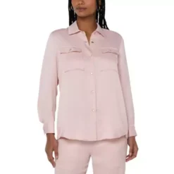 Women's Liverpool Los Angeles Longline Button Up Shirt