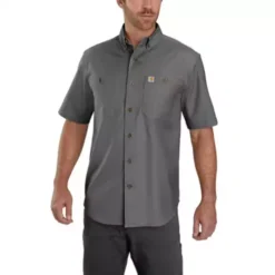 Men's Carhartt Rugged Flex Rigby Short Sleeve Work Shirt