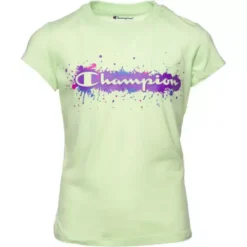 Girls' Champion Paint Splatter Logo T-Shirt