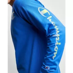 Men's Champion Classic Wave Logo Long Sleeve T-Shirt -Carhartt Shop 19495982322 3