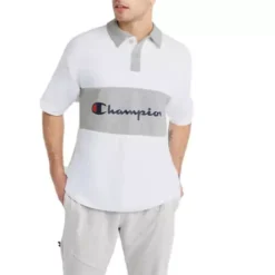 Men's Champion Middleweight Script Logo Rugby Polo