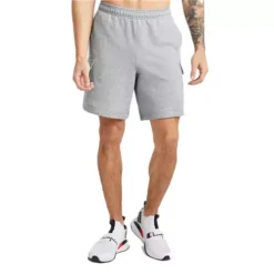Men's Champion Patch Logo Powerblend Cargo Lounge Shorts