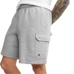 Men's Champion Patch Logo Powerblend Cargo Lounge Shorts -Carhartt Shop 19495983462 3
