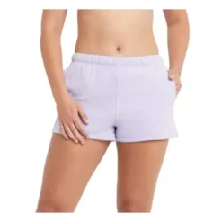 Women's Champion Classic Twill Logo Fleece Lounge Shorts