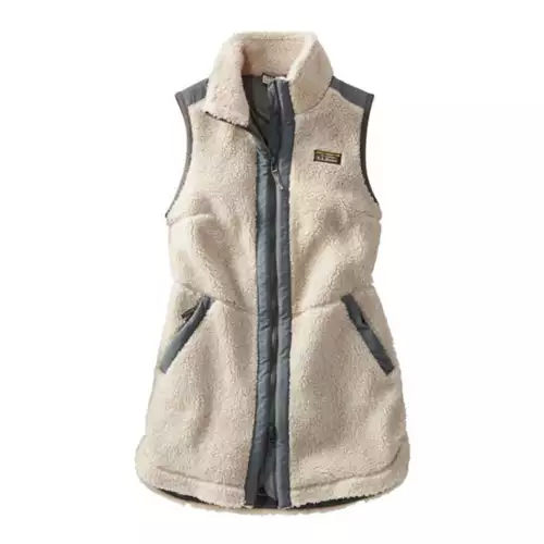 Women's L.L.Bean Sherpa Fleece Long Vest 1 Women's L.L.Bean Sherpa Fleece Long Vest