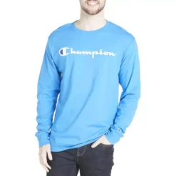 Men's Champion Classic Script Graphic Long Sleeve T-Shirt
