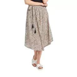 Women's Tribal Pull On Tie Skirt