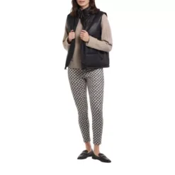 Women's Tribal Zip Front Puffer Vest