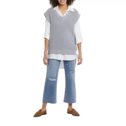 Women's Tribal Long Sweater Vest