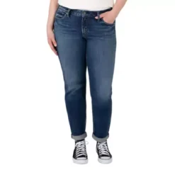 Women's Silver Jeans Co. Silver Plus Curvy Boyfriend Jeans