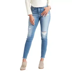 Women's Silver Jeans Co. Avery Destructed Skinny Jeans