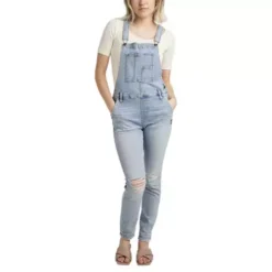 Women's Silver Jeans Co. Silver Classic Overalls Slim Fit Skinny Jeans