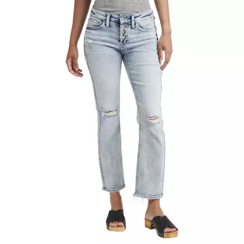 Women's Silver Jeans Co. Silver Suki Straight Crop Slim Fit Skinny Jeans 1 Women's Silver Jeans Co. Silver Suki Straight Crop Slim Fit Skinny Jeans