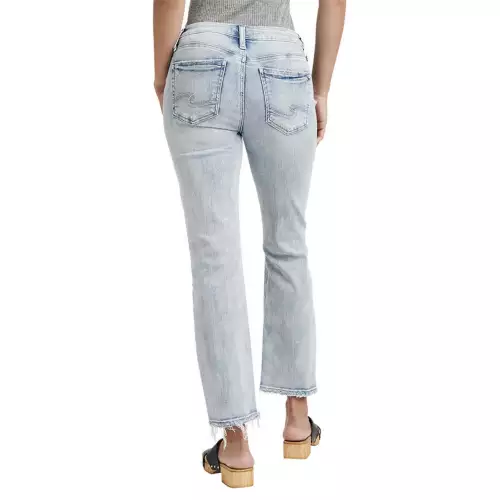Women's Silver Jeans Co. Silver Suki Straight Crop Slim Fit Skinny Jeans 2 Women's Silver Jeans Co. Silver Suki Straight Crop Slim Fit Skinny Jeans - Image 2