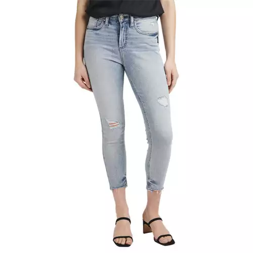 Women's Silver Jeans Co. Avery Crop Slim Fit Skinny Jeans 1 Women's Silver Jeans Co. Avery Crop Slim Fit Skinny Jeans