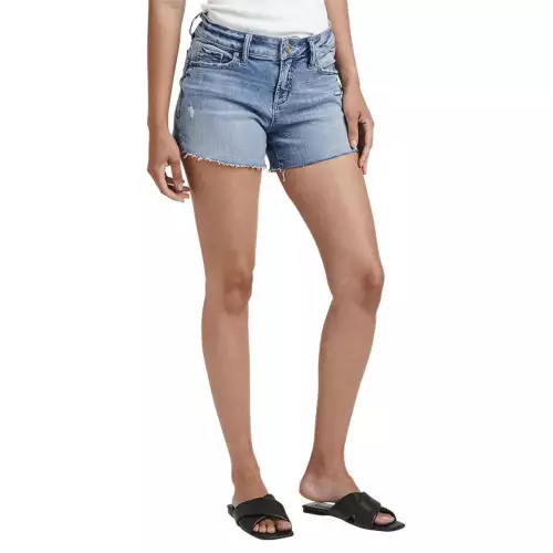 Women's Silver Jeans Co. 4in Elyse Jean Shorts 1 Women's Silver Jeans Co. 4in Elyse Jean Shorts
