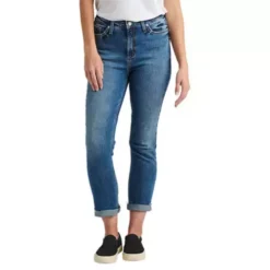 Women's Silver Jeans Co. Curvy Girlfriend Jeans