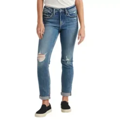 Women's Silver Jeans Co. Beau Slim Fit Girlfriend Jeans