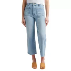Women's Silver Jeans Co. Patch Pocket Slim Fit Wide Leg Jeans