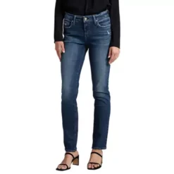 Women's Silver Jeans Co. Elyse Slim Fit Straight Jeans -Carhartt Shop 68128353757