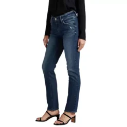 Women's Silver Jeans Co. Elyse Slim Fit Straight Jeans -Carhartt Shop 68128353757 1