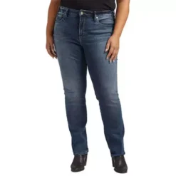 Women's Silver Jeans Co. Plus Avery Curvy Straight Jeans