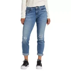 Women's Silver Jeans Co. Distressed Slim Fit Boyfriend Jeans