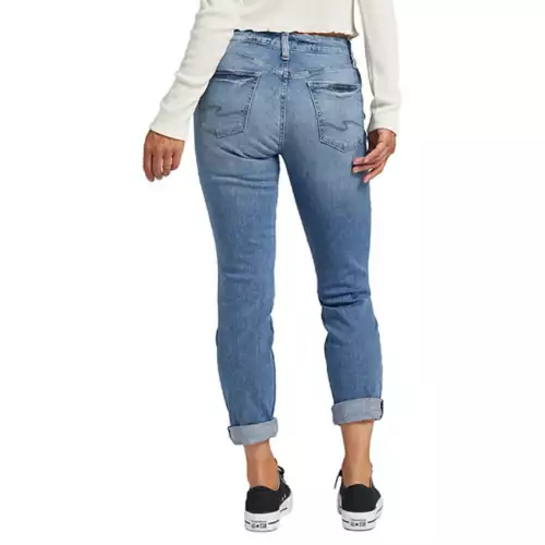 Women's Silver Jeans Co. Distressed Slim Fit Boyfriend Jeans 3 Women's Silver Jeans Co. Distressed Slim Fit Boyfriend Jeans - Image 3