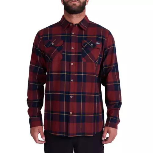 Men's Salty Crew First Light Flannel Shirt 1 Men's Salty Crew First Light Flannel Shirt