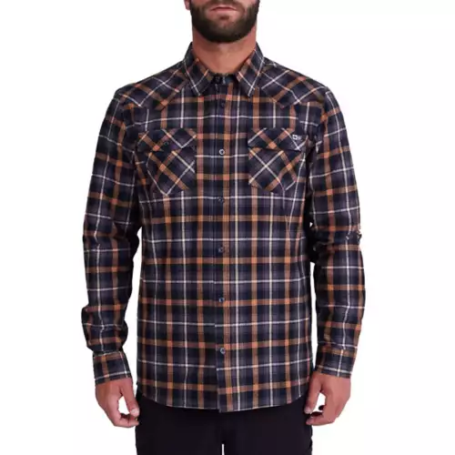 Men's Salty Crew Herdsman Flannel Shirt 1 Men's Salty Crew Herdsman Flannel Shirt