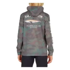 Boys' Salty Crew Bruce Tech Hooded Shirt